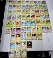Complete common and uncommon ex sandstorm Ereader set pokemon card lot