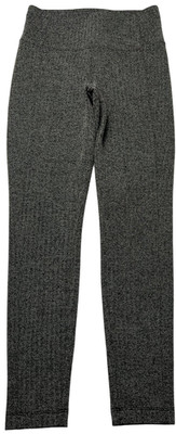 Athleta Leggings Womens (XS) Black Gray Delancey Herringbone Tight Athleisure