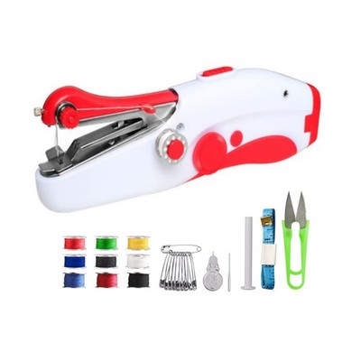 New Portable Mini Compact Handheld Sewing Machine Cordless Travel Home Tool