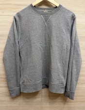 Arket Crew Neck Grey Melange Pullover Sweatshirt Mens Size Small