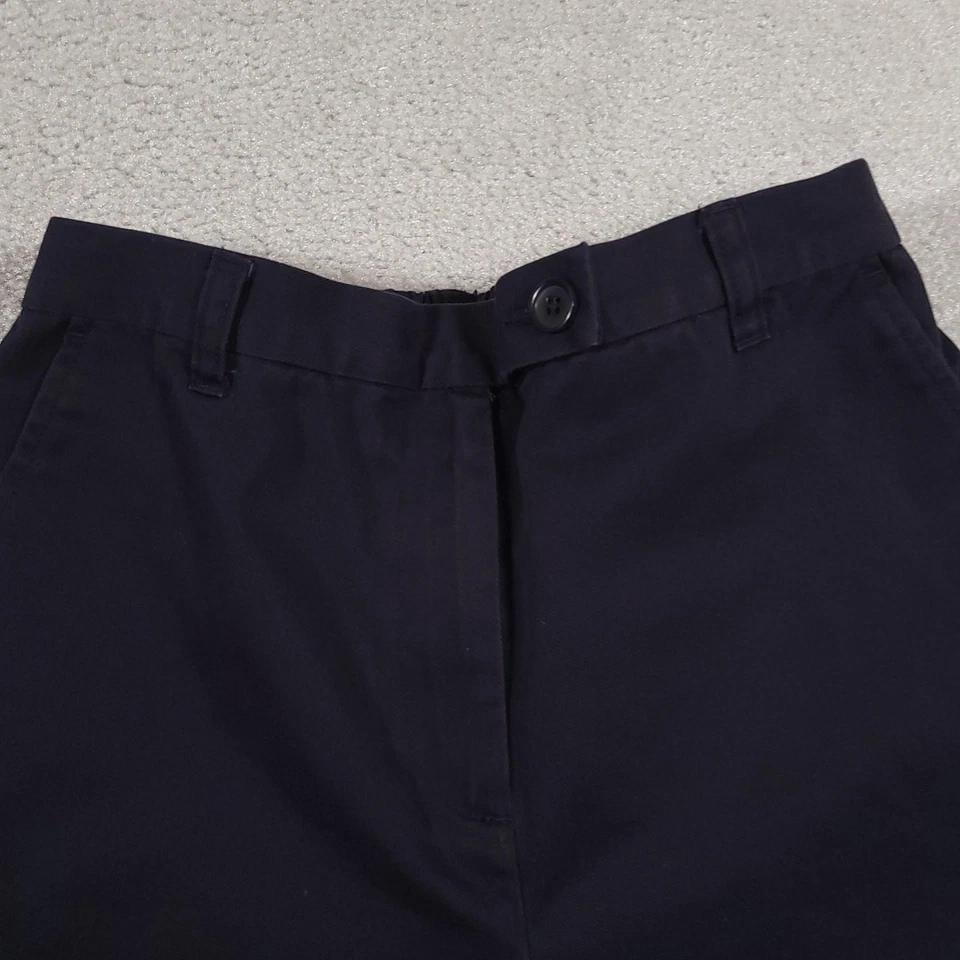 Lands End Shorts Boys 4 Uniform Fit Cotton Blend Adjustable Waist Classic School - Image 3 of 4