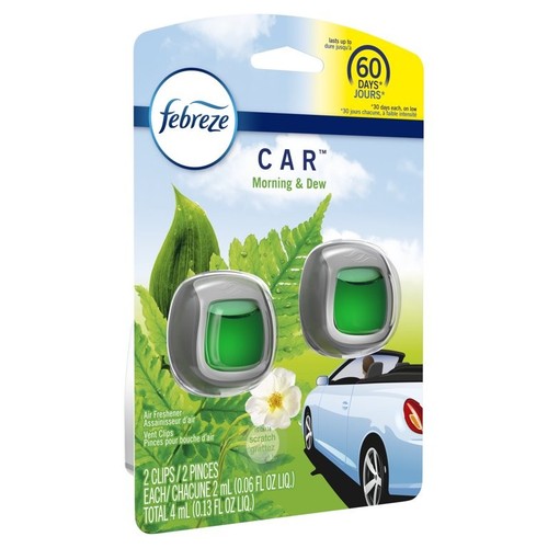 Febreze Car Air Freshener Vent Clip with Gain Scent Original, 6 PACKS 12 CLIPS - 第 2/2 張圖片