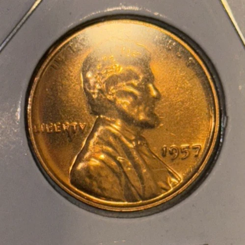 1957 Gem Proof Lincoln Wheat Back Penny US Coin Cents