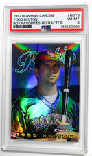 1997 Bowman Chrome #ROY3 Todd Helton Rookie Refractor PSA 8 Rockies