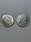 2 Very Nice Morgan Silver Dollars, 1882 - 1890. Very Good Dates! #6