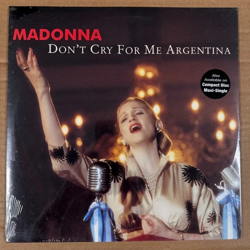 Madonna - Don't Cry For Me Argentina -  12" - 1997 - Warner Bros. - NEW / SEALED
