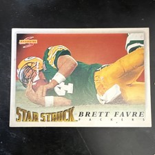 Score 1995 Star Struck Brett Favre Green Bay Packers #224 Insert Card