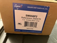 Supco SM550P2 2pk Ventilator Motor W/Fan BATH EXHAUST