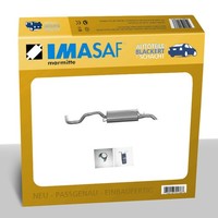 Imasaf ESD Auspuff Endtopf für VW / Seat, EndschalldäMpfer