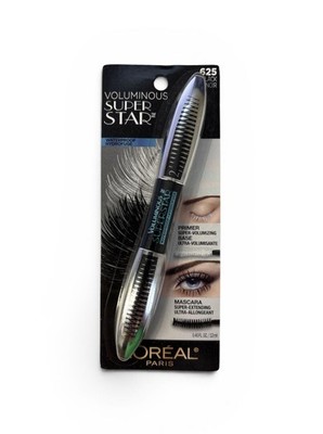 L'Oreal Voluminous Super Star Waterproof Mascara Black #625 2-Step Volume