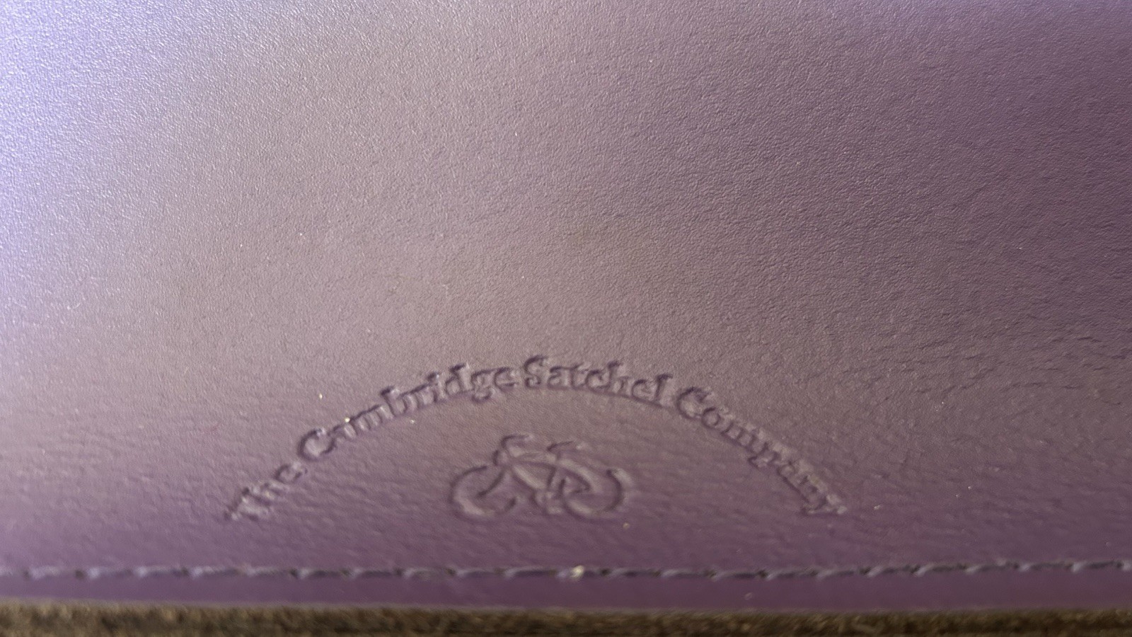 Cambridge Satchel Company Batchel/Satchel Purple 14inch - Shoulder/Cross Body image 10