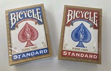 Bicycle Standard Playing Cards Red & Blue Decks Sealed Poker Magic Cards