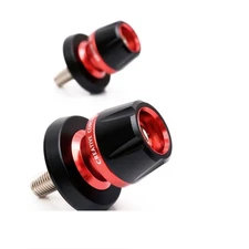 Red BB01 8MM Rear Swingarm Spools For Kawasaki Z900 17 18 19 20