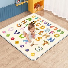 Baby Play Mat Foam 50x50 Waterproof Non-slip for Infants Toddlers Crawling Tummy