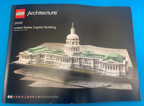 Lego Architecture 21030 Edificio del Capitolio de los Estados Unidos, caja construida e instrucciones - Imagen 4 de 6