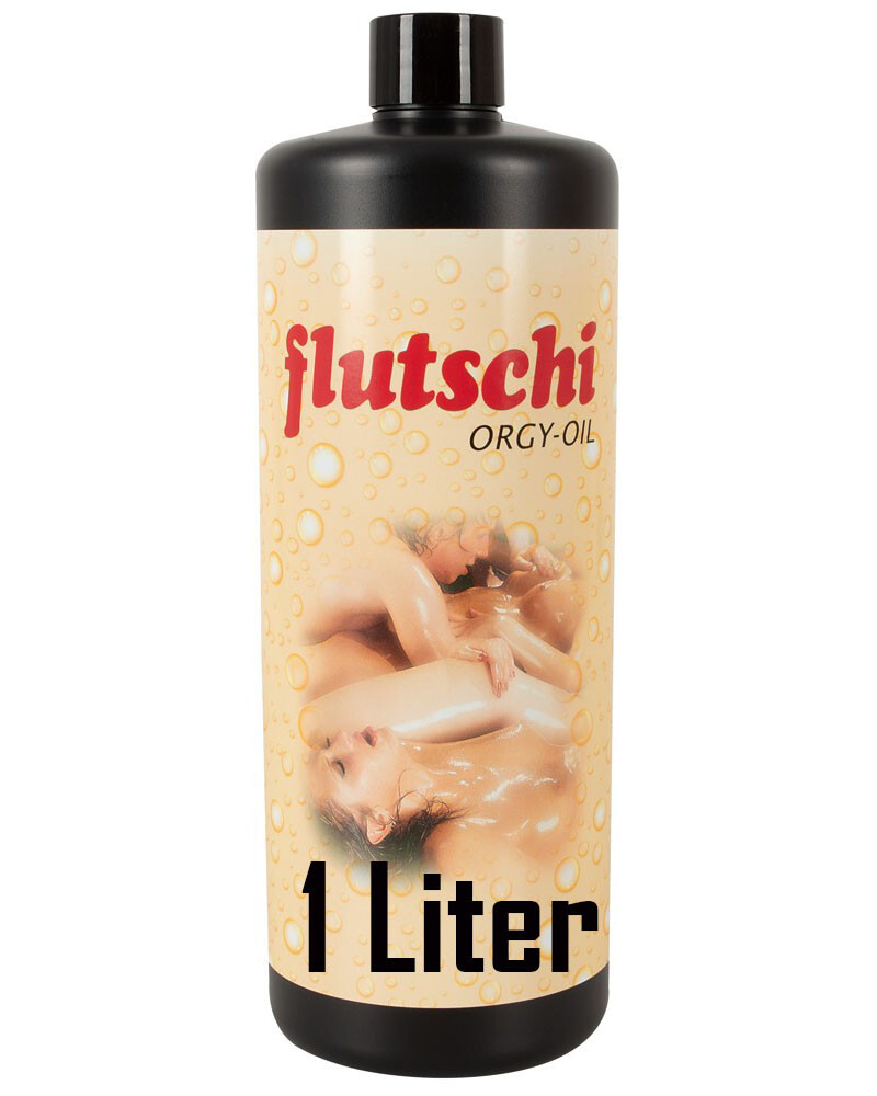 Massageöl Orgy-Oil 1000 ml FLUTSCHI für erotische Körpermassagen, Gleitgel, Lube
