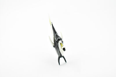 Moorish Idol, Angel Fish, Hand Painted, Realistic Toy Gift, 3