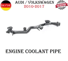 Engine Coolant Pipe Assembly Water Pipe Tube For 10-17 Audi/VW Vehicles GENUINE