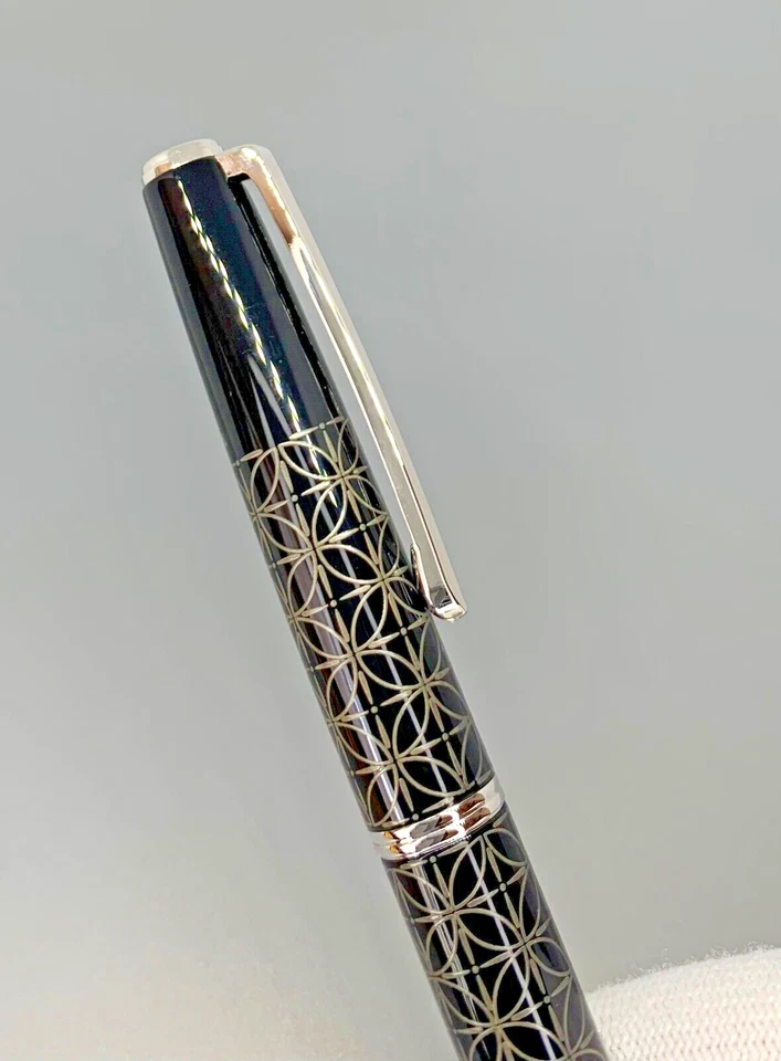 [Near Mint] PILOT Hiramaki-e SHIPPO 14K Nib Medium Art Craft FD-3MP-SPO-M - Image 3 of 4