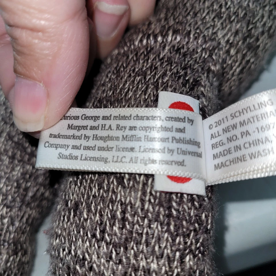 Peluche lavable Schylling Curious George 2011  Foto 4 de 4