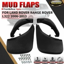 4x RH + LH Splash Guards Mud Flaps for Land Rover Range Rover L322 2006-2013