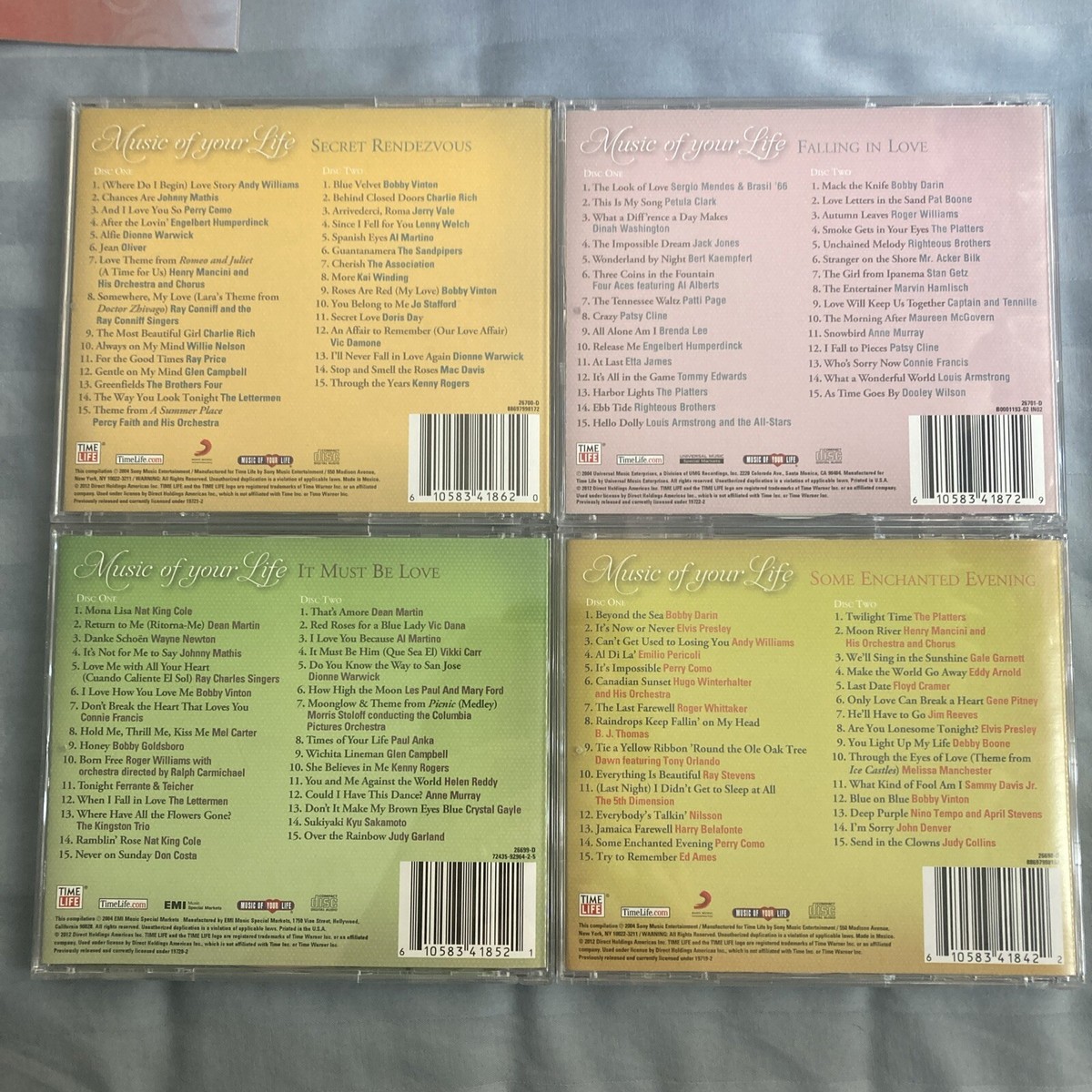 TIME LIFE Music of your Life Disc CD Box Set (Missing one 2-Disc CD) See  Pics!