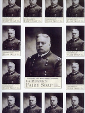 CIVIL WAR Fitz Lee Confederate State Major General FAIRBANKS FAIRY SOAP Poster