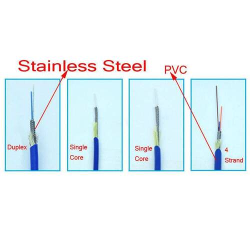 3M Armored Kabel Glasfaser Patch Kabel LC Zu LC Sm 9/125 3.0mm Einzel Core - Afbeelding 2 van 6