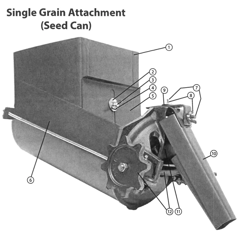Covington 1 o 2 filas jardinera vegetal fertilizante manual del propietario y lista de piezas Foto 4 de 4