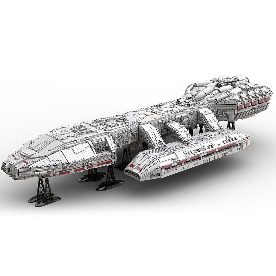 MOC Lego Compatible Spaceship Building Blocks Creative Bricks Gift