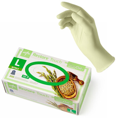 Restore Touch Exam Gloves with Oatmeal [3000 per Case (10 Boxes)]