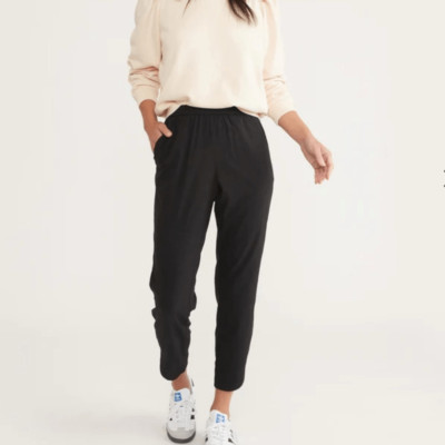 Marine Layer Allison High Rise Lightweight Dolphin Hem Pants S