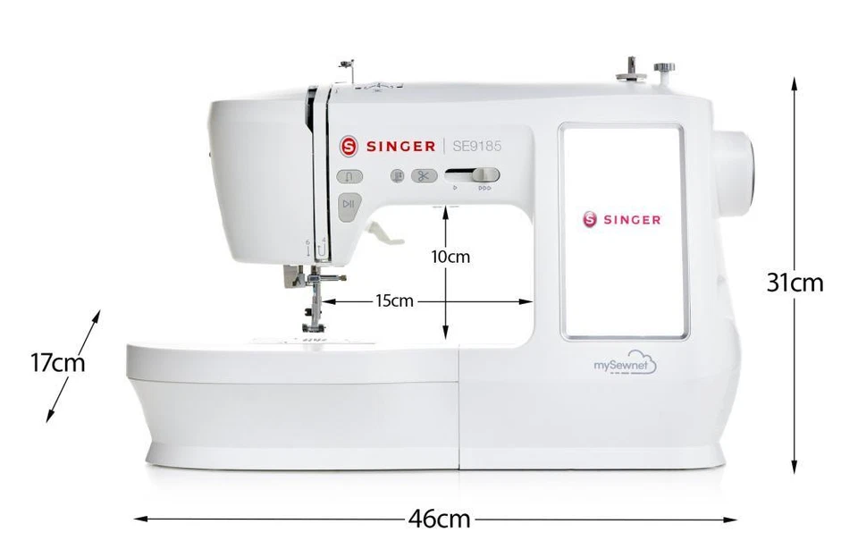 Singer SE 9185 Näh- und Stickmaschine inkl. Stickmodul nähen und sticken einfach - Bild 3 von 4