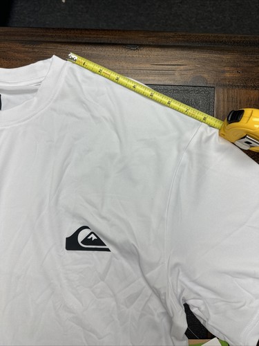 Camisa de Surf Quiksilver Everyday SS Protección UPF 50+ Blanca -Nueva - Imagen 5 de 11