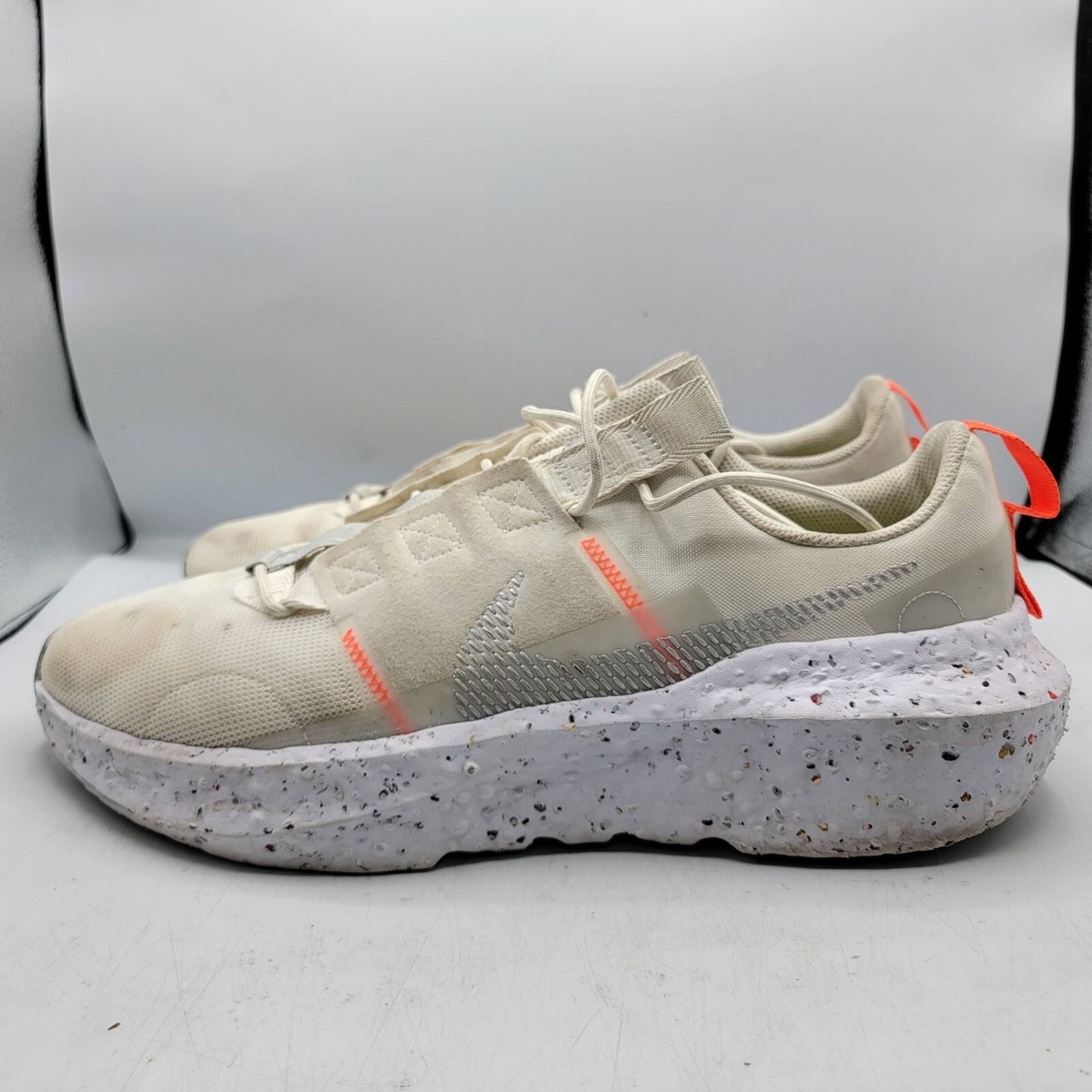 Nike Crater Impact Mens Size 14 White Summit White Platinum Tint DB2477-100 Nike Crater Impact Mens Size 14 White Summit White Platinum  main image 4