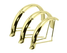 Gold CONVERSION KIT FENDER SET Adjustable for 20" Trike Lowrider Cruiser Bikes