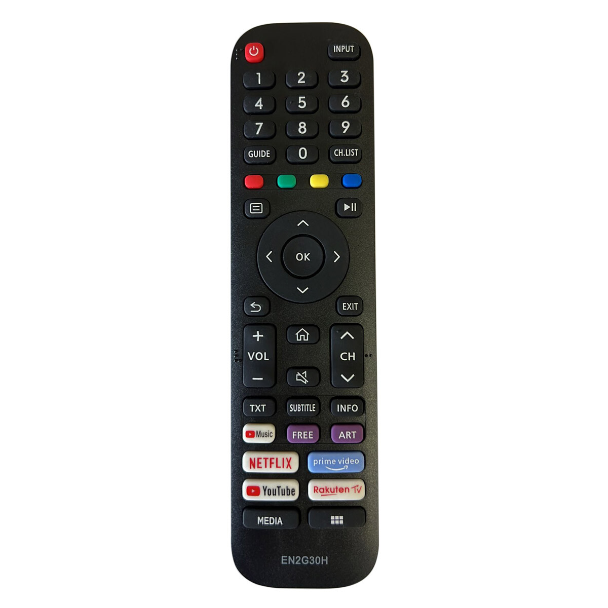 Thumbnail - Ersatz Tv Fernbedienung Für Hisense He50a6103fuwts Fernseher