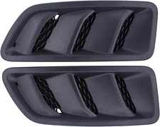 MOTOKU Driver and Passenger Side Hood Vent Bezel for Jeep Wrangler Gladiator