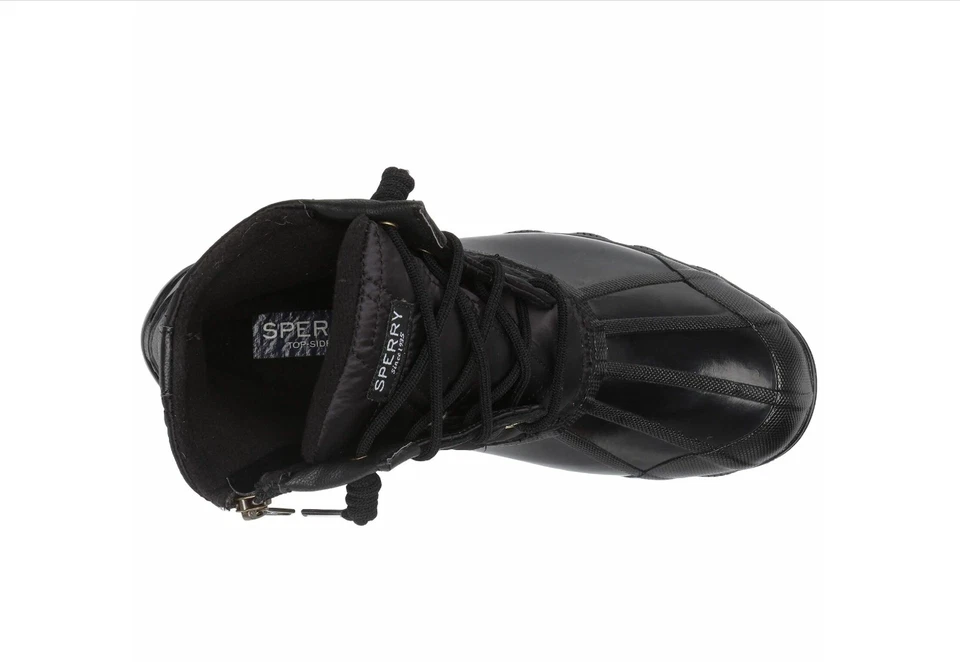 Women's Sperry Syren Gulf Wool Quilt Duck Boots STS84450  Black - Image 3 of 4