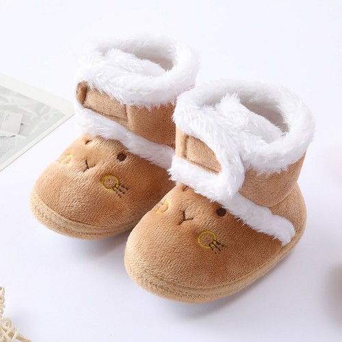 Baby Mädchen Junge Schneestiefel Winterschuhe Säugling Kleinkind Neugeborenes Krippe Schuhe - Bild 4 von 26