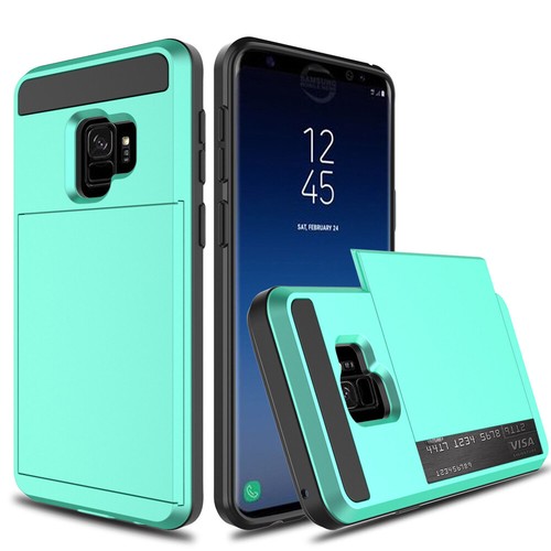 For Samsung Phone Case Slide Card Slot Wallet Heavy Duty Shockproof Armor Cover - Picture 17 of 22