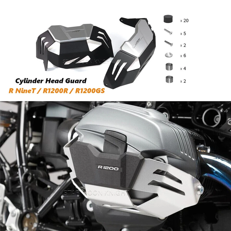 Protector de culata de cubierta de motor para BMW R Nine T R1200R R1200GS Adv Foto 2 de 4