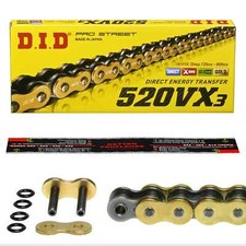 DID X-Ring-Kette [520] GOLD NIET Kymco MXU 250 Offroad 2005-2010 Antriebskette