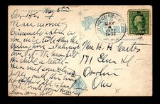 1921 Wheeling & CIN RPO Card / Tiny Cnr Crease - L20512