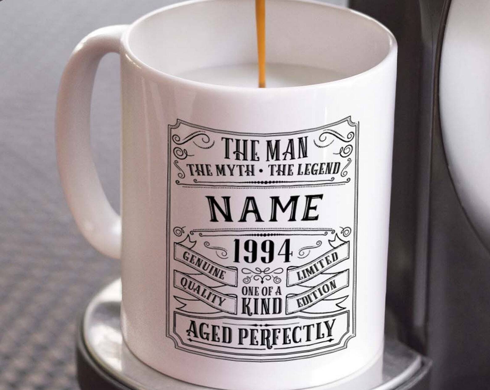 Personalised 27th Birthday Mug 1994 Birthday Mug 27th Birthday Gift Idea 27th