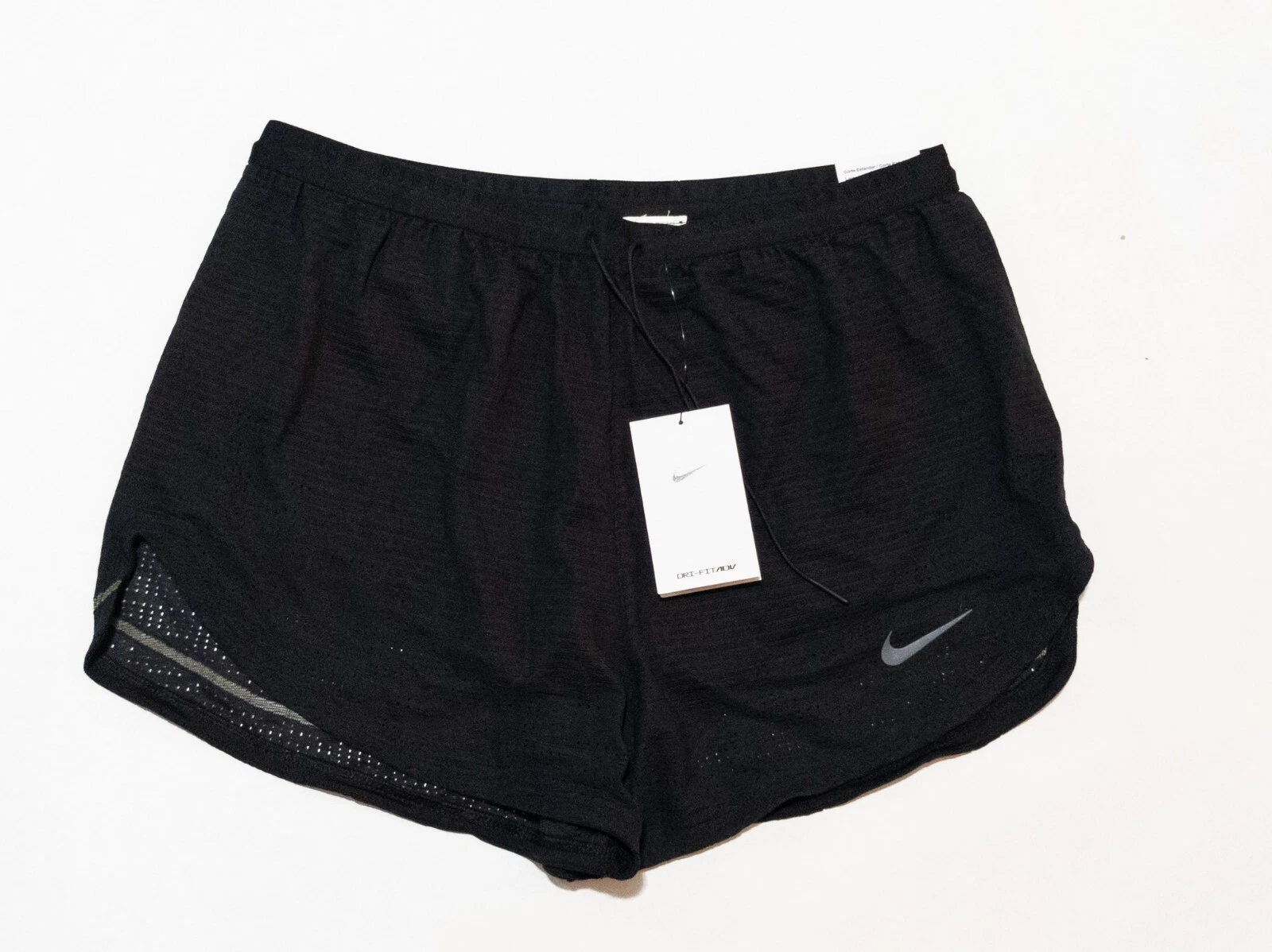 [Sz L] Nike Run Division 3" Pinnacle Running Shorts Black DA1294-010 Men's