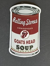 The Rolling Stones Sticker Campbell’s Red Can Classic Rock Band for Laptops New!