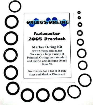 #ad Autococker 2005 Prostock Paintball Marker O ring Oring Kit x 4 rebuilds kits $18.55