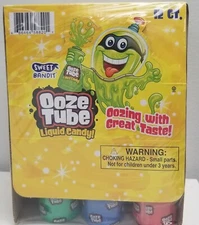 Ooze Tubes Candy Tube 12 Pack Bulk Squeeze Candy Liquid Gel Candies