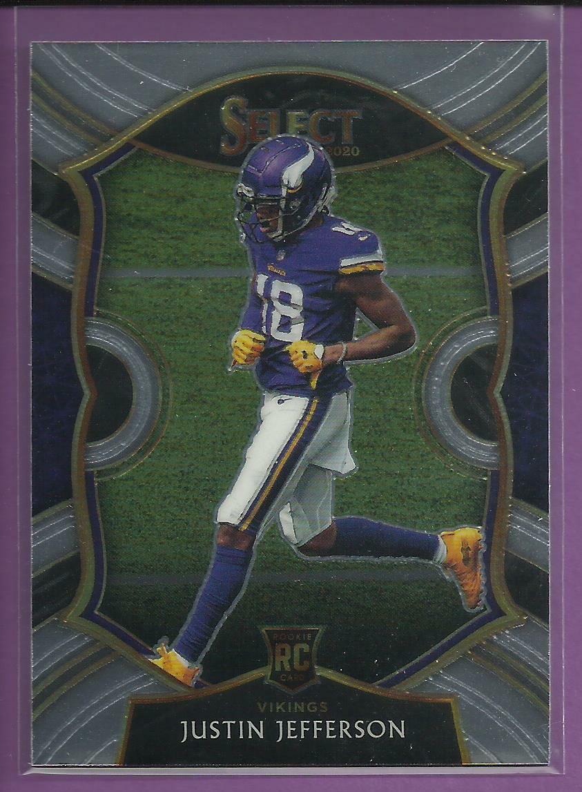 Justin Jefferson RC 2020 Panini Select Concourse Rookie LSU Minnesota Vikings